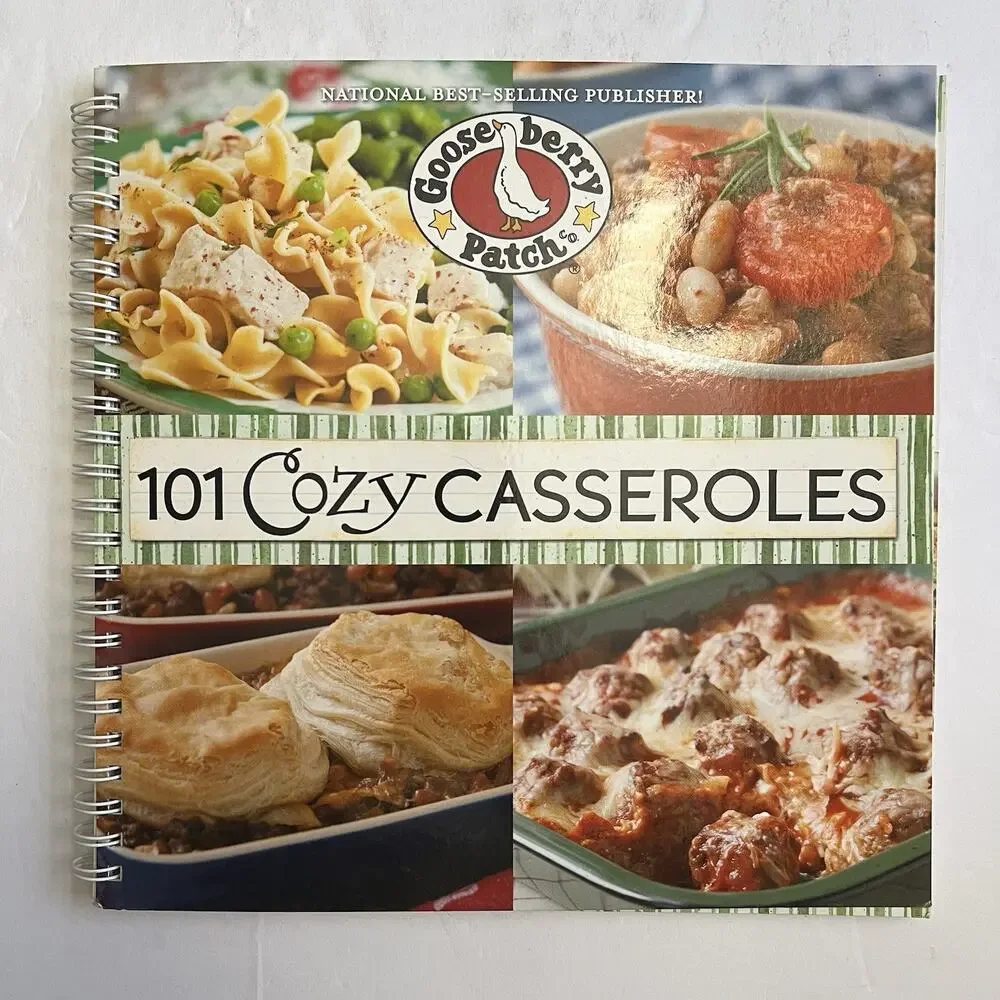 101 Easy Everyday Recipes And 101 Cozy Casseroles by Gooseberry Patch Set Of 2